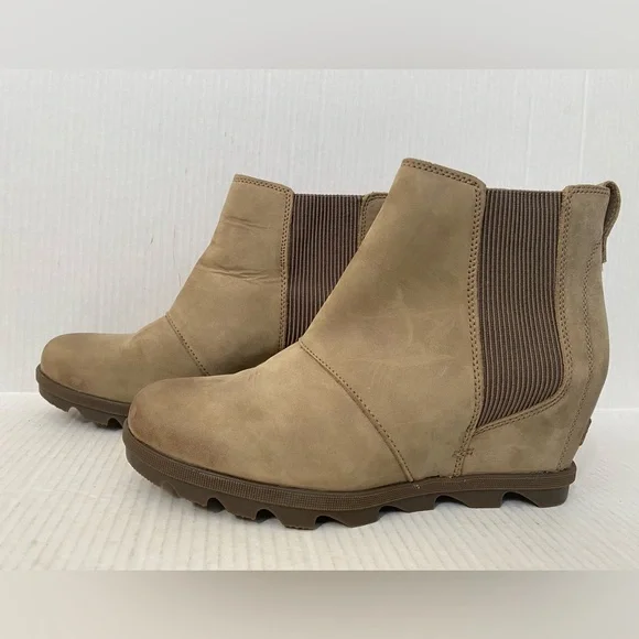 NWT STORE SAMPLE Sorel Women’s Joan of Arctic Wedge II Chelsea Boot Size 12